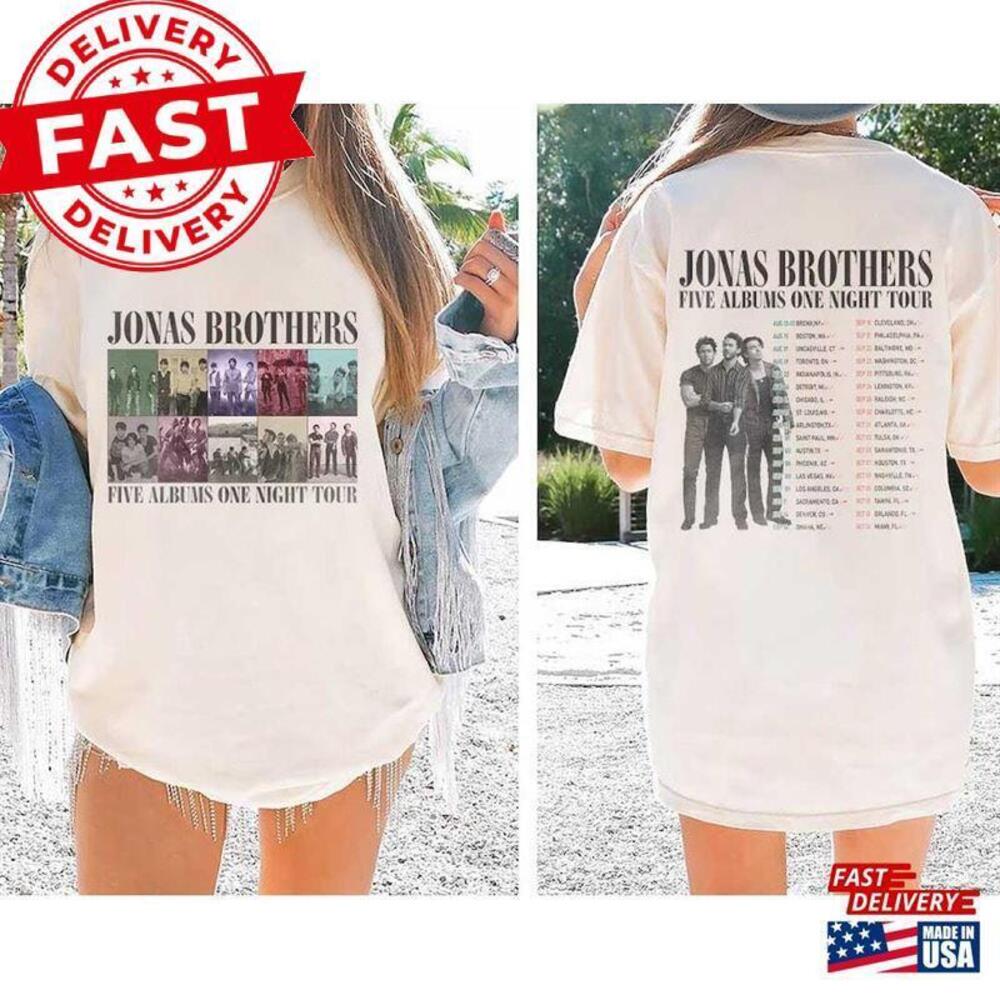 Jonas Brother Tour Retro Shirt Retro Joe 2 Sided Tshirt
